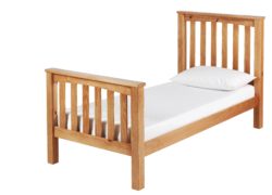 Collection - Maximus Oak Stained - Bed Frame - Single